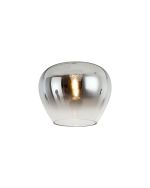 Giuseppe 15x12cm Inverted Trapezium Glass Shade (AC), Smoke Fade/Clear