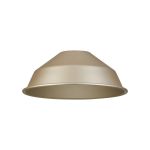 Giuseppe 15x6cm 3 Tier Trapezium (MA) Satin Beige/Champagne Gold Painted Metal Shade