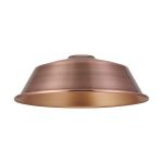 Giuseppe 18x6cm Lampshade With Angled Sides (MC) Antique Copper/Copper Painted Metal Shade