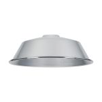 Giuseppe 18x6cm Lampshade With Angled Sides (MC) Polished Chrome/Silver Painted Metal Shade