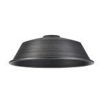 Giuseppe 18x6cm Lampshade With Angled Sides (MC) Pewter/Light Pewter Painted Metal Shade