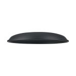 Giuseppe 18x2.8cm Flat Round (MD) Satin Black/Satin Black Metal Shade