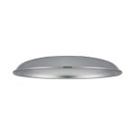 Giuseppe 18x2.8cm Flat Round (MD) Polished Chrome/Silver Painted Metal Shade