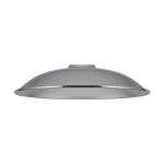 Giuseppe 18x4cm Shallow Dome Round (ME) Polished Chrome/Silver Painted Metal Shade
