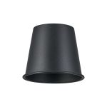 Giuseppe 13.5x11cm Cone (MG) Satin Black/Satin Black Metal Shade