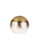 Giuseppe 15cm Open Mouth Glass Shade (AG), Gold Fade/Clear