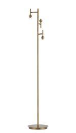 Giuseppe Antique Brass 3 Light G9 Floor Lamp Without Shade, For A Vast Range Of Glass Shades (Up To 200g)