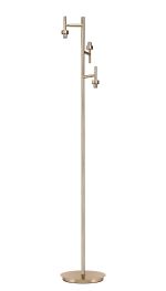 Giuseppe French Gold 3 Light G9 Floor Lamp Without Shade, For A Vast Range Of Glass Shades (Up To 200g)