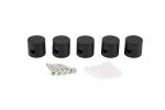 Briciole PC Wall/Ceiling Universal Cable Clamp For Fabric Cables, Black (5 Pack)