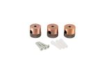 Briciole Metal Wall/Ceiling Universal Cable Clamp For Fabric Cables, Antique Copper (3 Pack)