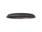 Briciole Round Flat Metal 35cm Lampshade, Aged Pewter