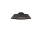 Briciole Round 25cm Lampshade With Angled Sides, Aged Pewter