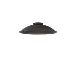 Briciole Shallow Round 25cm Lampshade, Aged Pewter