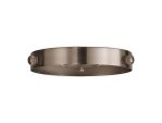 Briciole 120mm Collar Ring c/w 3 Screws, Brushed Nickel