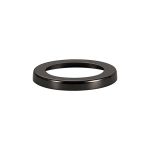 Briciole 60 x 7mm Metal Collar/Washer For Glass Shades Black Chrome
