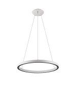 Riumar Ring Pendant 62cm 40W+15W LED, 3 Way Relay, 3000K, 3800lm, White, 3yrs Warranty