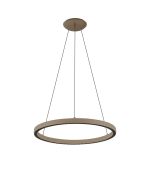 Riumar Ring Pendant 62cm 40W+15W LED, 3 Way Relay, 3000K, 3800lm, Sand Brown, 3yrs Warranty