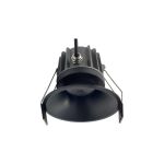 Rombok 12W LED CCT Switchable Downlight ,IP65, Cut Out: 75mm, 1080lm, 36° Deg, With IP20 DRIVER INC., Black, 3yrs Warranty