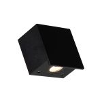 Shella Square Wall Light, 3W LED, 3000K, 180lm, IP65, Black, 3yrs Warranty