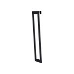 Sigma 20 x 5cm Decorative Shade Accessory Satin Black Suitable For 20cm Tall Shades