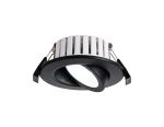 Manresa 7W, Triac Dimmable CCT LED Fire Rated Adjustable Downlight, Matt Black, Cut Out: 70mm, 700lm, 60°, DRIVER INC., IP65, 5yrs Wrnty