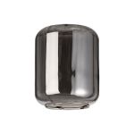 Erdi 13x16cm Striped Cylinder (A) Smoke Glass Shade