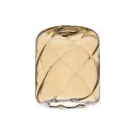 Erdi 13x16cm Twisted Cylinder (B) Amber Glass Shade