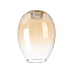Erdi 14x18cm Wine Glass (D), E27 Thread, Amber Fade Glass Shade