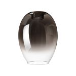 Erdi 14x18cm Wine Glass (D), E27 Thread, Smoke Fade Glass Shade