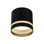 Split 8.4cm Spotlight Round, 1 Light GX53 (Max 12W, Not Included), Black