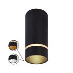 Split 6cm Spotlight, 1 Light GU10 (Not Included), Black