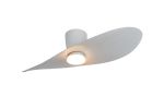 Surfer 112 x 30cm 18W LED Dimmable Ceiling Light With Built-In 40W DC Fan, 3000-5000K Remote Control, 3600lm, White, 5yrs Warranty