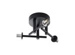 Gana 28cm Semi Flush Ceiling (FRAME ONLY) Round, 3 Light G9, IP44, Satin Black