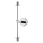 Gana Tall Arm Wall Light (FRAME ONLY), 2 Light G9, IP44, Polished Chrome