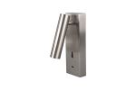 Tarifa III Switched Wall/Reading Light Adjustable With USB-C Socket, 3W LED, 3000K, 210lm, Switched, Satin Nickel, 3yrs Warranty