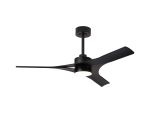 Thai 122cm 30W LED Dimmable Ceiling Light With Built-In 35W DC Fan, 2700-5000K Remote & APP Control, 3300lm, Black, 5yrs Warranty