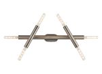 Vienta 3 Arm 6 Light Adjustable Ceiling/Wall E27, Satin Nickel, Lamps Not Included,