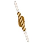 Vienta 2 Light Adjustable Ceiling/Wall E27, Antique Gold, Lamps Not Included,