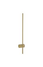 Tobago Wall Light, 9W LED, 3000K, 760lm, Gold, 3yrs Warranty
