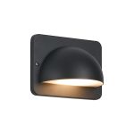 Centa Rectangular 24V DC Wall Light, 6W LED, 3000K, c/w 1m 2 x 0.75mm² PVC Cable, Male Connection, IP44, Anthracite, 3yrs Warranty