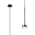 Tonic Pendant, 1 Light GX53 (12W, Not Included), Bronze/Black/Bronze Glass