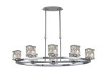 Fonte 8 Light Oval G9 Cartwheel Light Polished Chrome / Clear Crystal Shade
