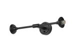 Notte Ceiling/Wall Light (FRAME ONLY) Linear, 2 Light G9, IP44, Satin Black