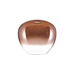 Urasawa 24xH20cm Inverted Trapezium Glass (J), Copper Fade/Clear