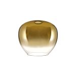 Urasawa 24xH20cm Inverted Trapezium Glass Shade (J), Gold Fade/Clear