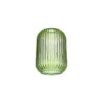 Urasawa 14cm Tubular Ribbed Glass (D), Green