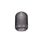 Urasawa 14cm Tubular Ribbed Glass (D), Smoked