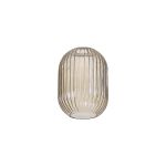 Urasawa 14x20cm Almond Ribbed Glass (F), Champagne