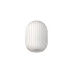 Urasawa 14x20cm Almond Ribbed Glass (F), Opal