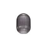 Urasawa 14x20cm Almond Ribbed Glass (F), Smoked